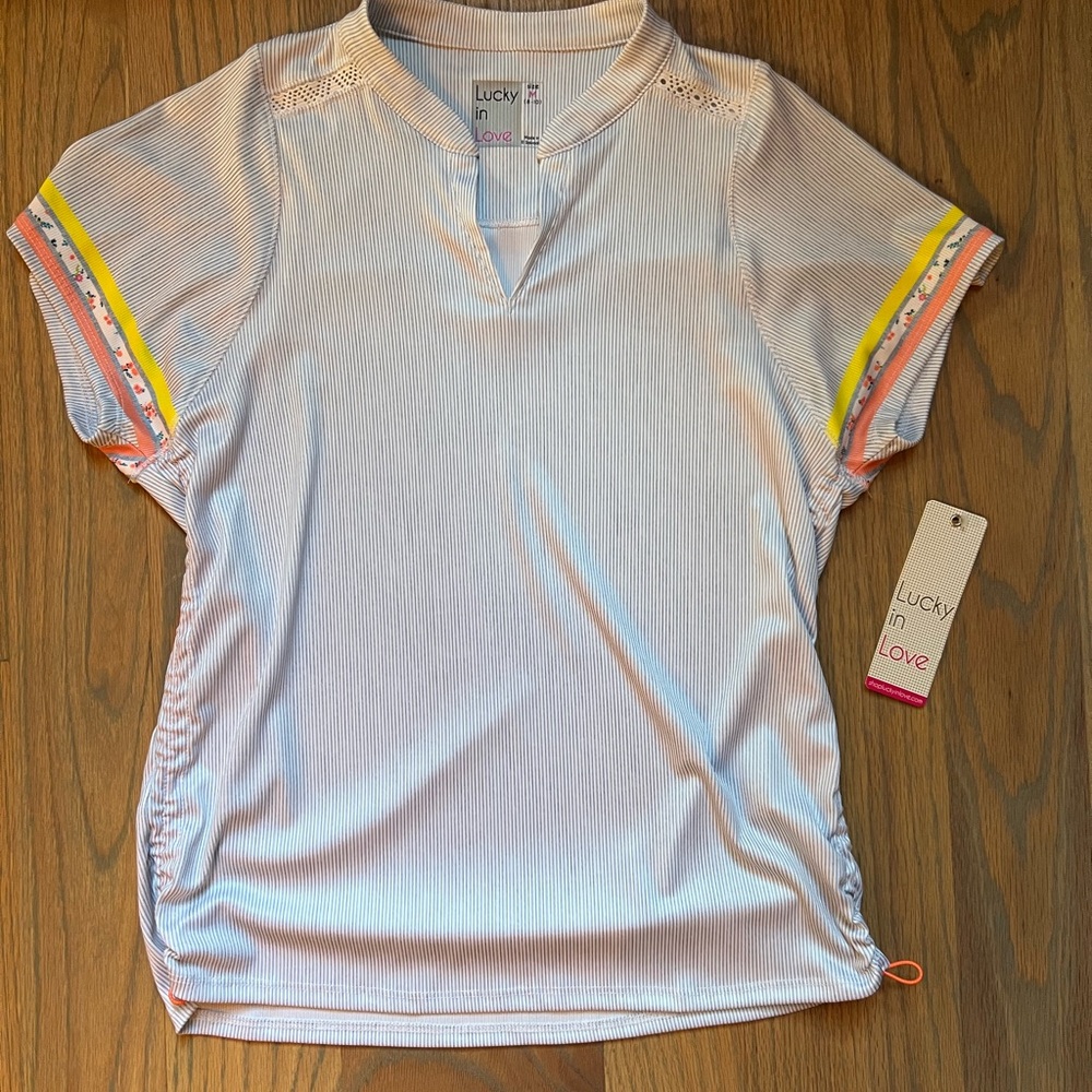 NWT Lucky in Love Blossom Shirt